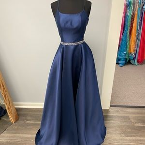 Navy Prom Dress